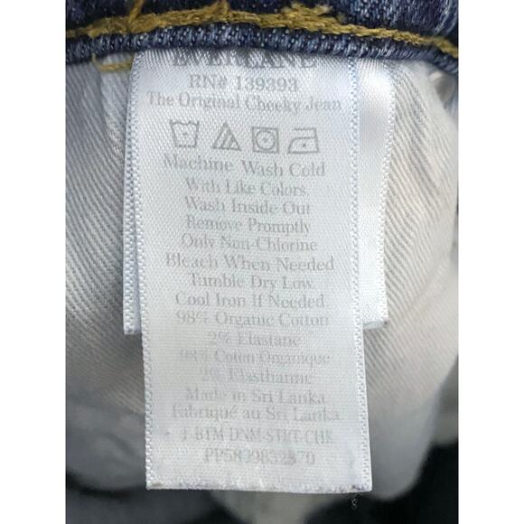 Everlane The Original Cheeky Jeans Cropped 24 Organic Cotton Classic Stretch - Picture 8 of 9